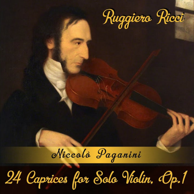 Niccolo Paganini - Caprice for violin solo in D major (Allegretto), Op. 1, No. 20  piano sheet music