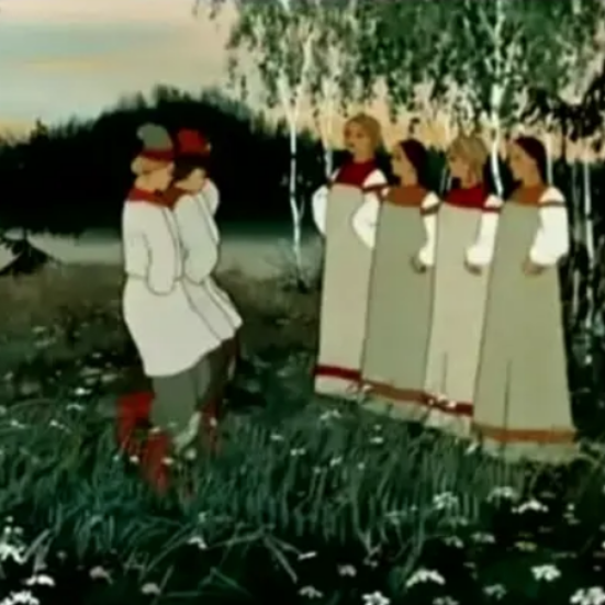 Folk song - Ой, ты, Порушка-Параня piano sheet music