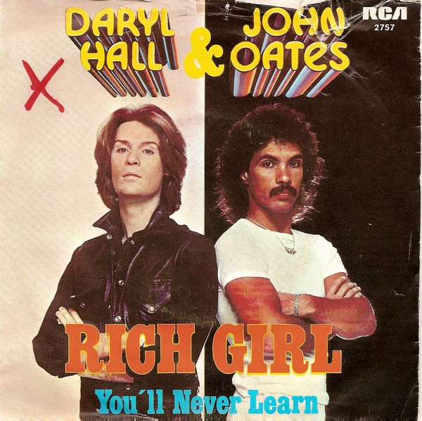 Hall & Oates - Rich Girl piano sheet music