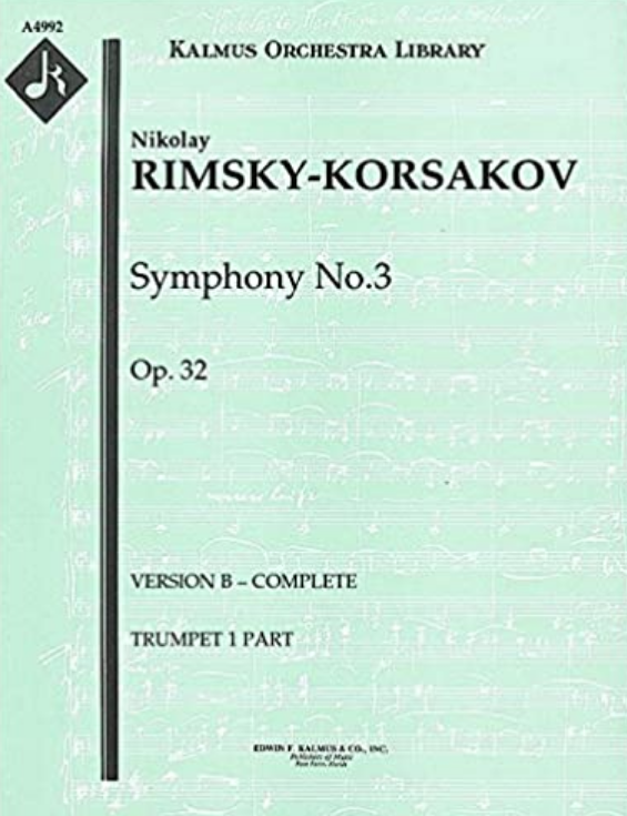 Rimsky-Korsakov - Symphony No.3, Op.32: III. Andante piano sheet music