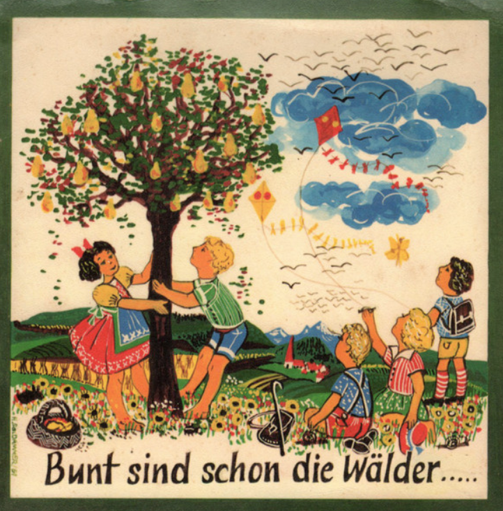 German folk song - Bund sind schon die Wälder piano sheet music