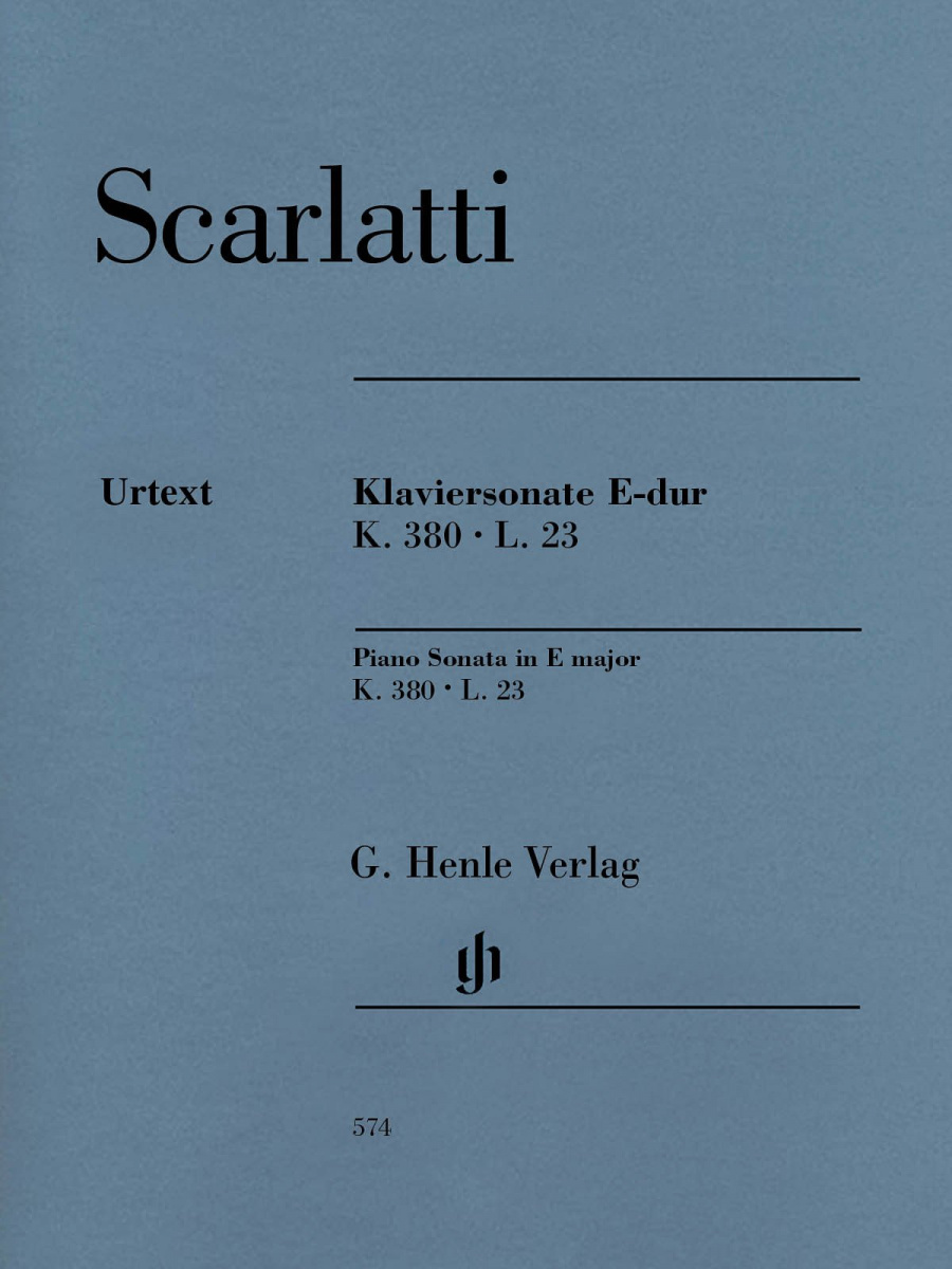 Domenico Scarlatti - Keyboard Sonata in E Major, K. 380 piano sheet music