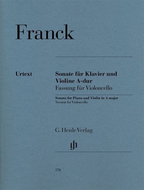 Cesar Franck - Violin Sonata: Part 1, Allegretto ben moderato piano sheet music