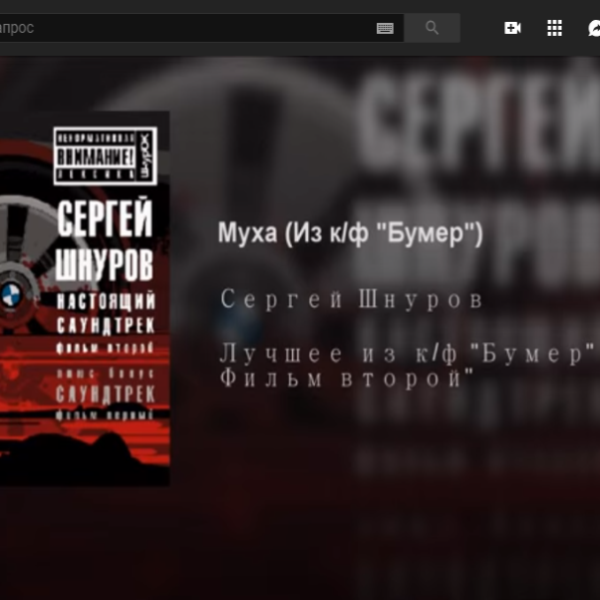Sergey Shnurov - Муха (Из фильма Бумер) piano sheet music