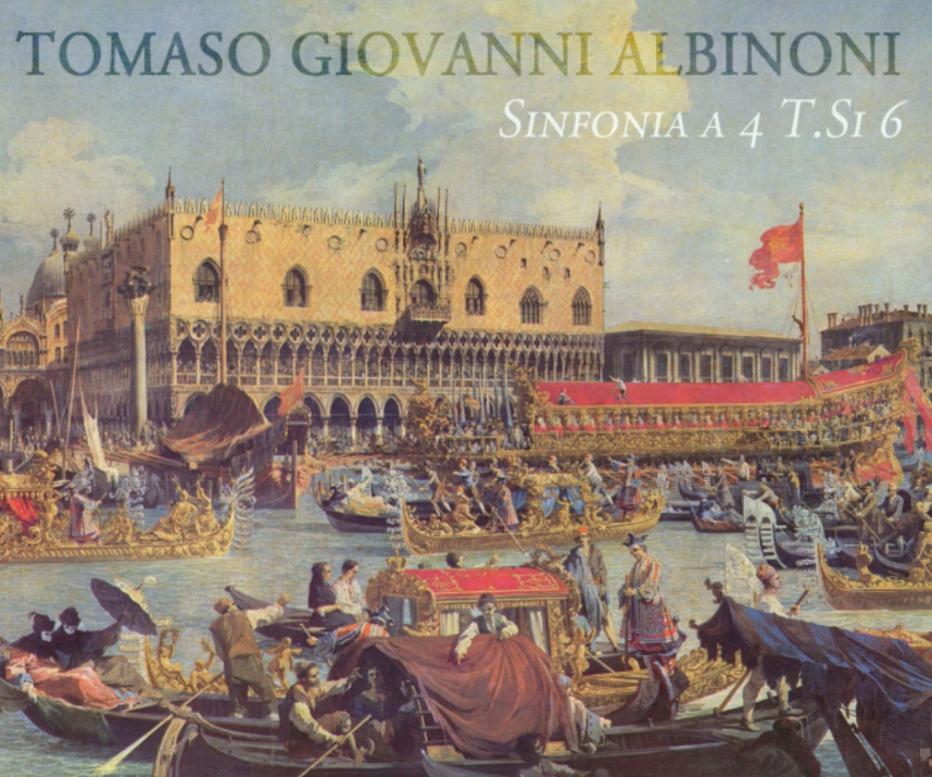 Tomaso Albinoni - Sinfonia in B-flat major, T.Si 6 piano sheet music