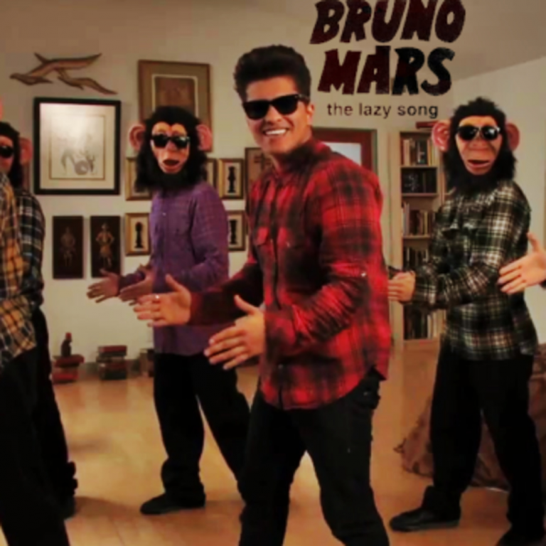 Bruno Mars - The Lazy Song piano sheet music