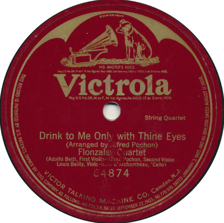 English folk music - Drink to Me Only With Thine Eyes chords