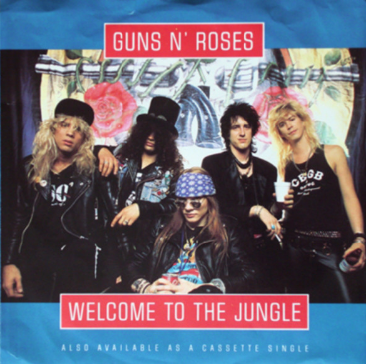 Guns N' Roses - Welcome To The Jungle piano sheet music