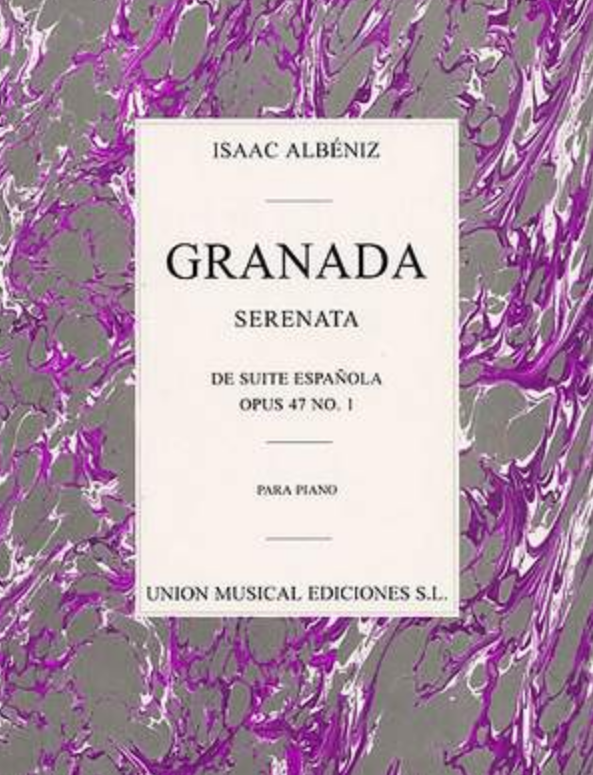 Isaac Albeniz - Suite española, Op.47: No.1 Granada piano sheet music