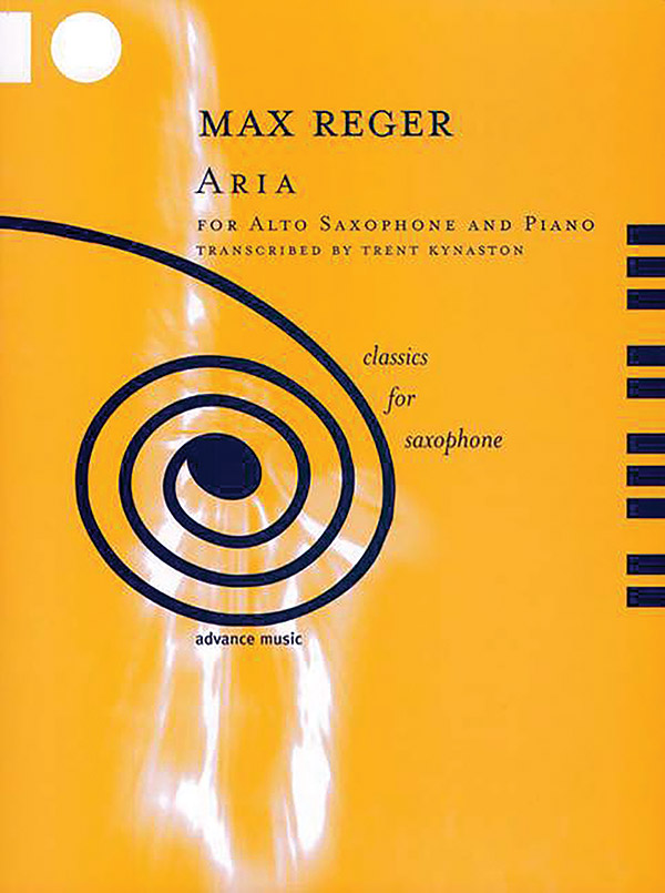 Max Reger - Aria, Op. 103a: No. 3 piano sheet music