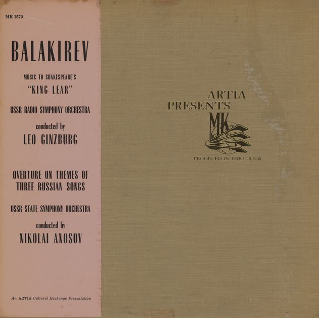 Mily Balakirev - Ouverture on 3 Russian Themes No.1 piano sheet music