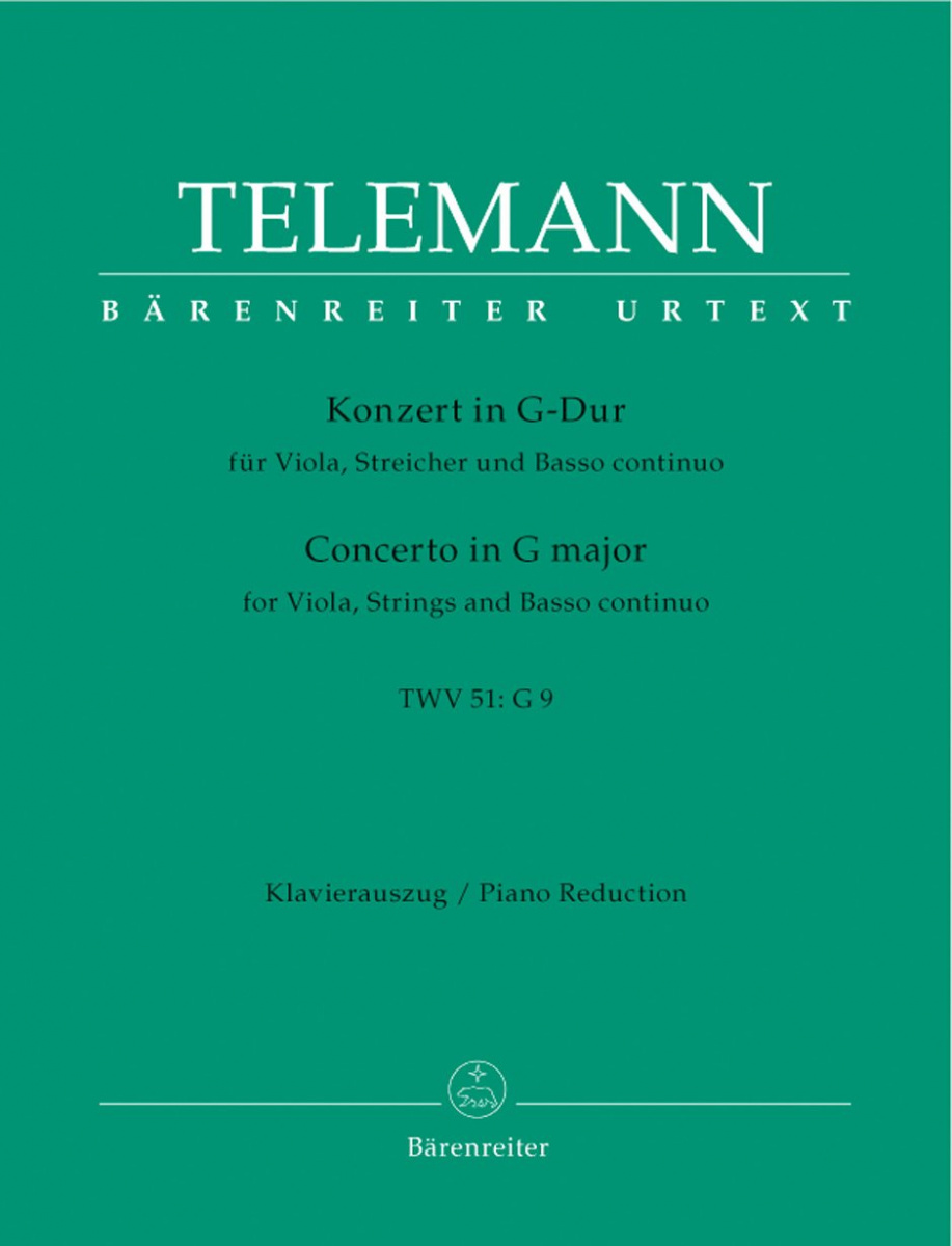 Georg Philipp Telemann - Viola Concerto in G Major, TWV 51:G9: I. Largo chords