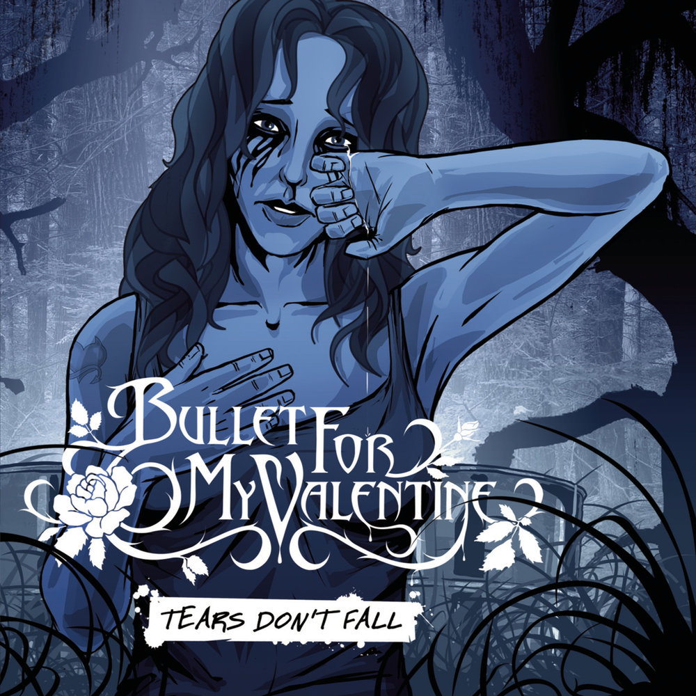 Bullet For My Valentine Tears don't fall chords, guitar tabs in Note