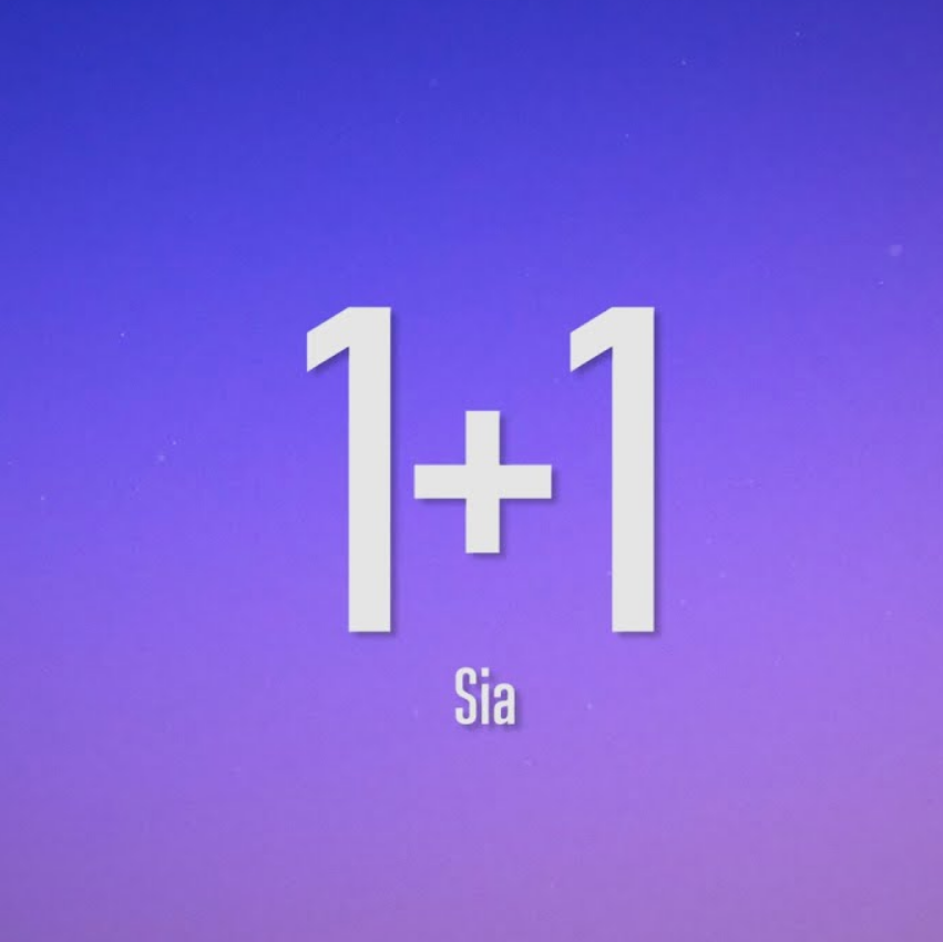 Sia - 1+1 piano sheet music