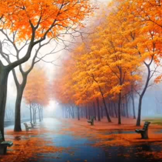 P. Tchaikovsky - October. Autumn song piano sheet music