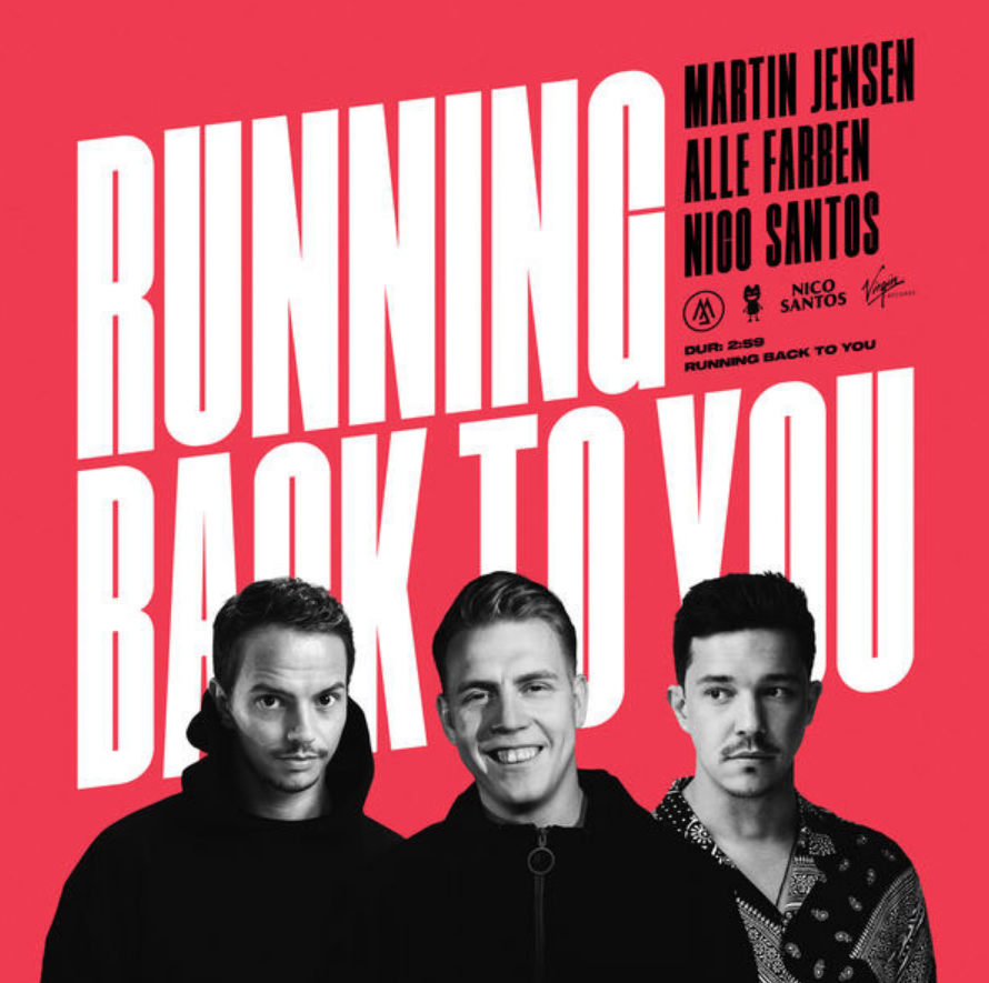 Martin Jensen, Alle Farben, Nico Santos - Running Back To You piano sheet music