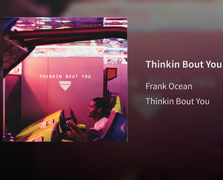 Frank Ocean - Thinkin Bout You piano sheet music