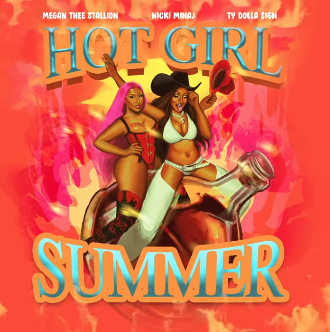 Megan Thee Stallion, Nicki Minaj, Ty Dolla Sign - Hot Girl Summer piano sheet music