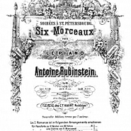 Anton Rubinstein - 6 Soirees a Saint-Petersbourg, Op.44: No.1 Romance piano sheet music