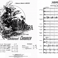 Emmanuel Chabrier - Habanera piano sheet music