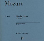 Wolfgang Amadeus Mozart - Rondo in D major, K. 485 piano sheet music