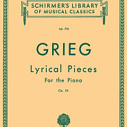 Edvard Hagerup Grieg - Lyric Pieces, Op. 54: No. 4, Nocturne piano sheet music