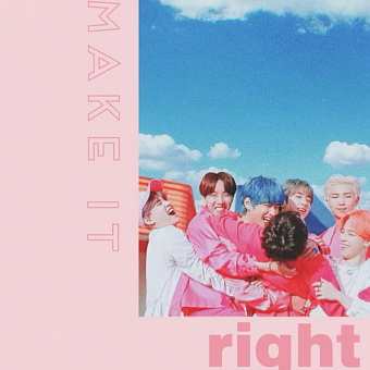 BTS - Make It Right sheet music for piano download | Piano&Vocal SKU