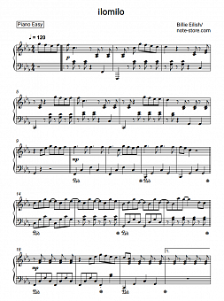Billie eilish piano pdf