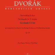 Antonin Dvorak - Serenade for Strings Op. 22: II. Minuet piano sheet music