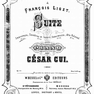Cesar Cui - Waltz in E Minor, op.31 №2 piano sheet music