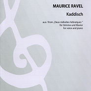 Maurice Ravel - Deux Melodies hebraiques, MA 22: No. 1, Kaddisch in C Minor piano sheet music