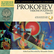 S. Prokofiev - Visions fugitives op. 22 No. 2 Andante piano sheet music