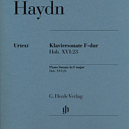 Joseph Haydn - Соната № 38 фа мажор, Hob. XVI, 23: Часть 2 Адажио piano sheet music