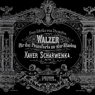 Xaver Scharwenka - Два вальса, соч. 44: 1. Con spirito piano sheet music