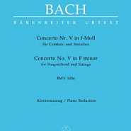 Johann Sebastian Bach - Concerto No. 5 in F minor, BWV 1056 part 1. Allegro moderato piano sheet music