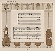 French folk songs - Frere Jacques (Brother John) piano sheet music