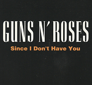 Guns N' Roses - Since I Don't Have You piano sheet music