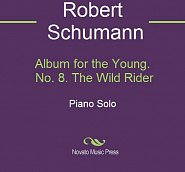 Robert Schumann - Op. 68, No. 8 (Wilder Reiter) piano sheet music