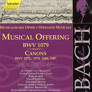 Johann Sebastian Bach - Canon Trias Harmonica a 8 BWV 1072 piano sheet music