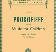 S. Prokofiev - Op. 65, No. 11, Evening piano sheet music