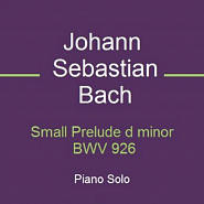 Johann Sebastian Bach - Prelude No. 3 in D Minor (BWV 926) piano sheet music