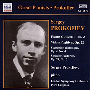 S. Prokofiev - Visions fugitives op. 22 No. 3 Allegretto piano sheet music