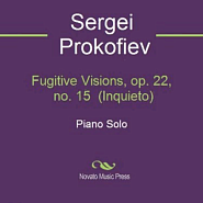 S. Prokofiev - Visions fugitives op. 22 No.15 Inquieto piano sheet music