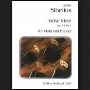 Jean Sibelius - Valse triste, op. 44 nr. 1 piano sheet music