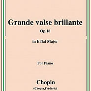 Frederic Chopin - Grande valse brillante, Op.18 piano sheet music