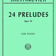 Dmitri Shostakovich - Prelude in A minor, op.34 No. 2 piano sheet music