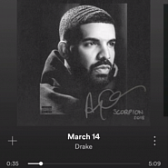 Drake - March 14 piano sheet music