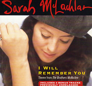 Sarah McLachlan - I Will Remember You piano sheet music
