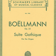 Leon Boellmann - Suite Gothique, Op.25: II. Menuet gothique piano sheet music