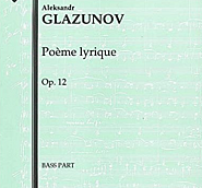 Alexander Glazunov - Poeme Lyrique, Op. 12 piano sheet music